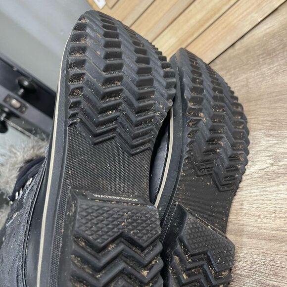 Sorel Women’s 8 Black Tofino II Lace Up Faux Fur Boots - Picture 7 of 8